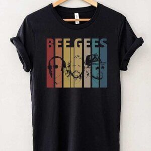 Bee Gees Band Retro Graphic T-Shirt Music Fan Classic Concert Streetwear 05